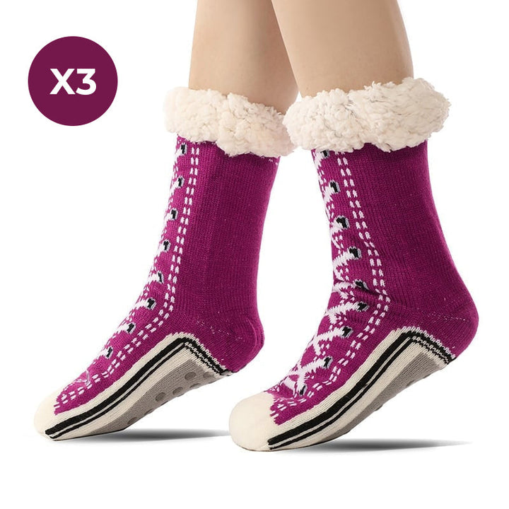 Skanto | Ultra-tykke Cashmere Slipper Hjem Sokker