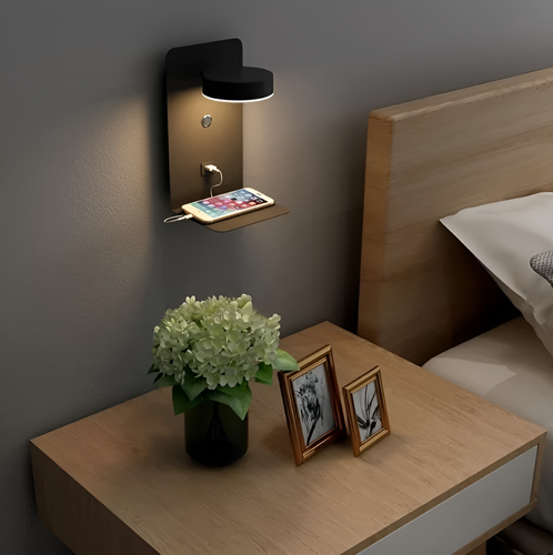 Skanto | DazzleShelf Minimalist Oppladbar USB Nattlys