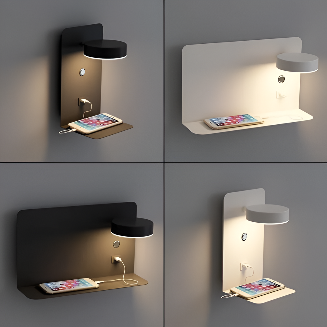 Skanto | DazzleShelf Minimalist Oppladbar USB Nattlys