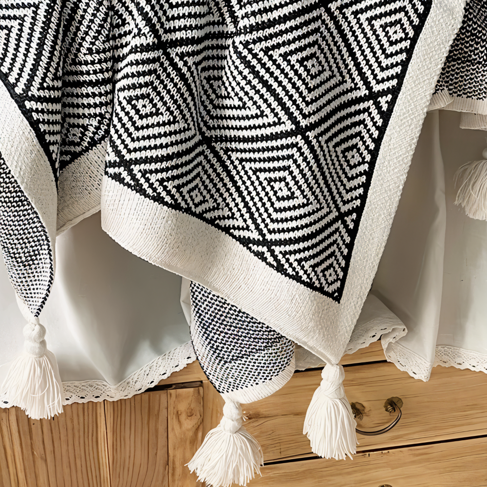 Skanto | GeoComfort Fleece Tepper – Myk, lett polyester med moderne trykk