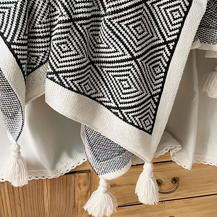 Skanto | GeoComfort Fleece Tepper – Myk, lett polyester med moderne trykk