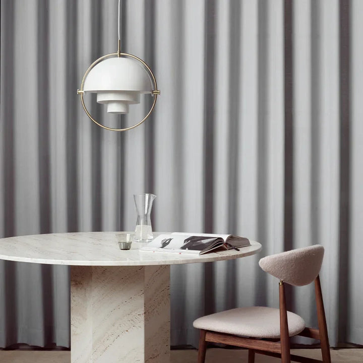 Moderne dansk jern pendellampe – minimalistisk industriell design for spisestue og stue | Skanto