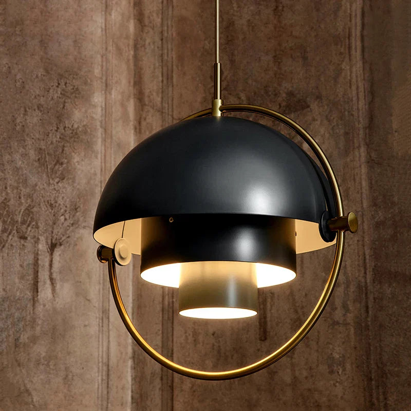 Moderne dansk jern pendellampe – minimalistisk industriell design for spisestue og stue | Skanto