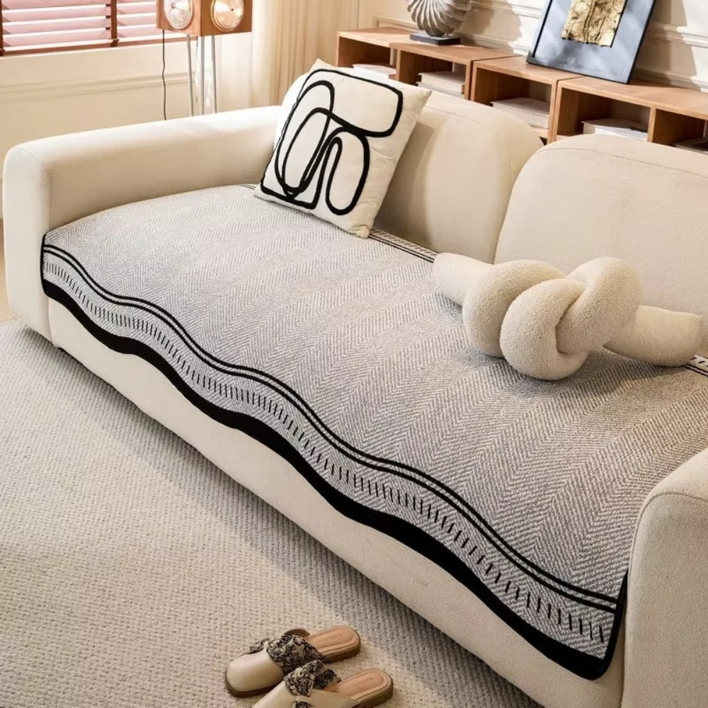 Skanto | Modern Wave Anti-Slip Sofapute