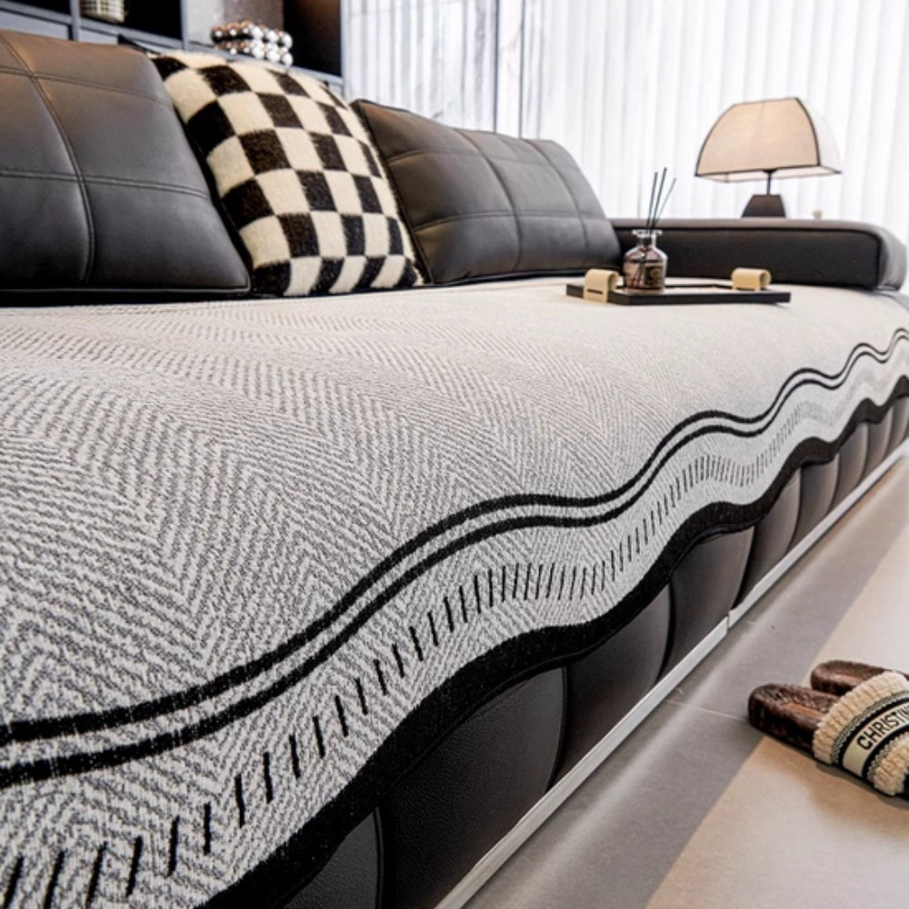 Skanto | Modern Wave Anti-Slip Sofapute