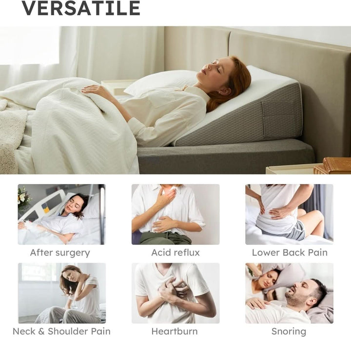 Skanto | Skrå Kilepute for Komfort & Støtte