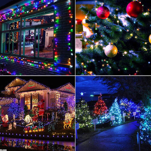 Skanto | Halloween LED Lyslenke – Lilla og Oransje Fejlampker til Utendørs Terrasse, Hage, Gate, Hjem, Jul og Festdekorasjon