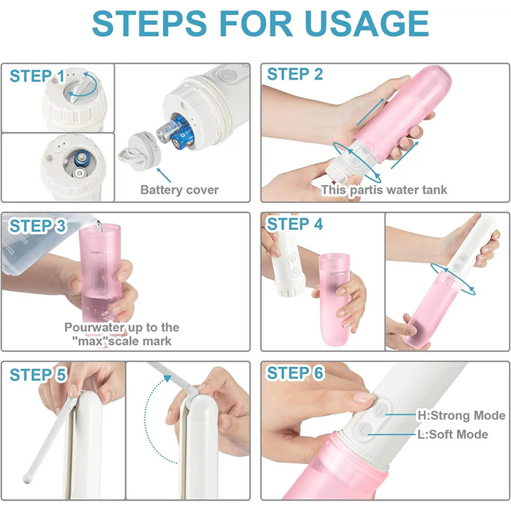 Kompakt elektrisk reisebidet | Skanto