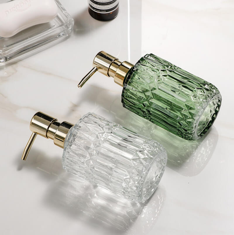 Skanto | Diamantmønster Glass Såpeholder