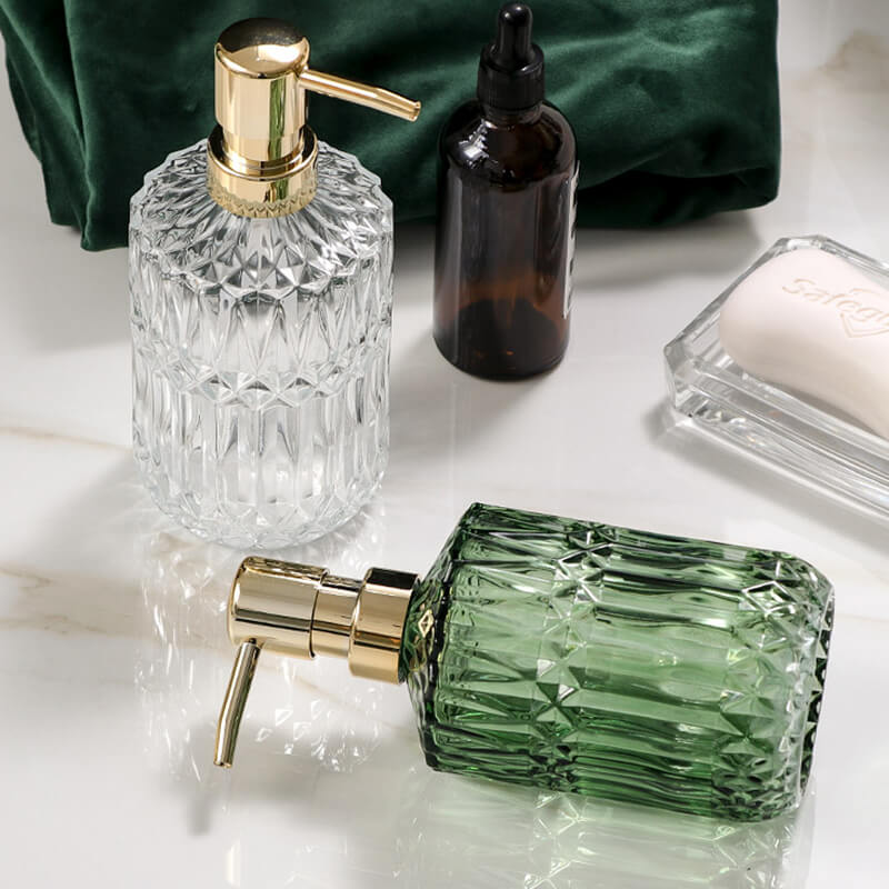 Skanto | Diamantmønster Glass Såpeholder