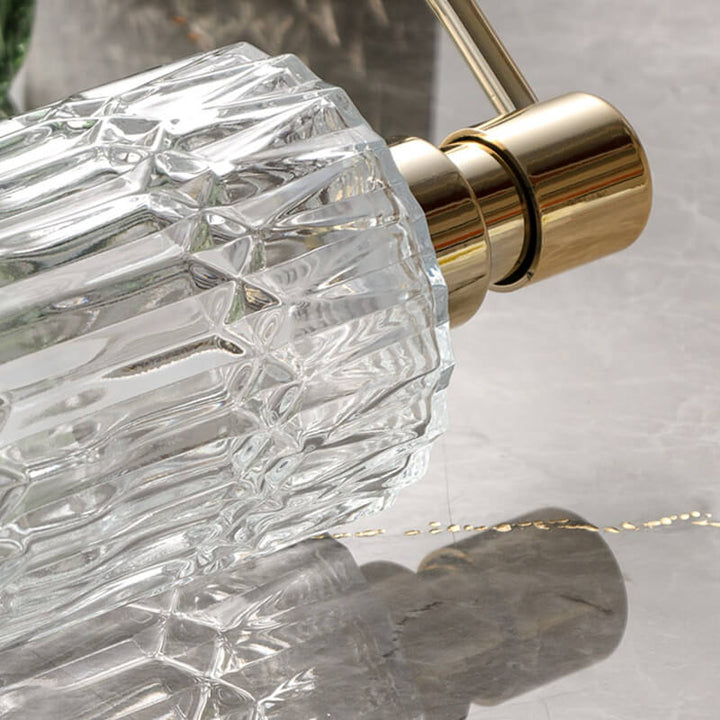 Skanto | Diamantmønster Glass Såpeholder