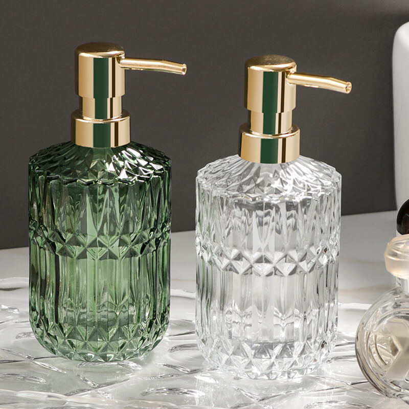 Skanto | Diamantmønster Glass Såpeholder