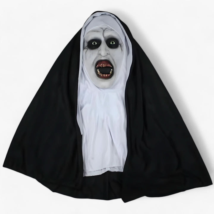 Skanto | Raven | LED Nonne Maske - Skummel Halloween Utseende