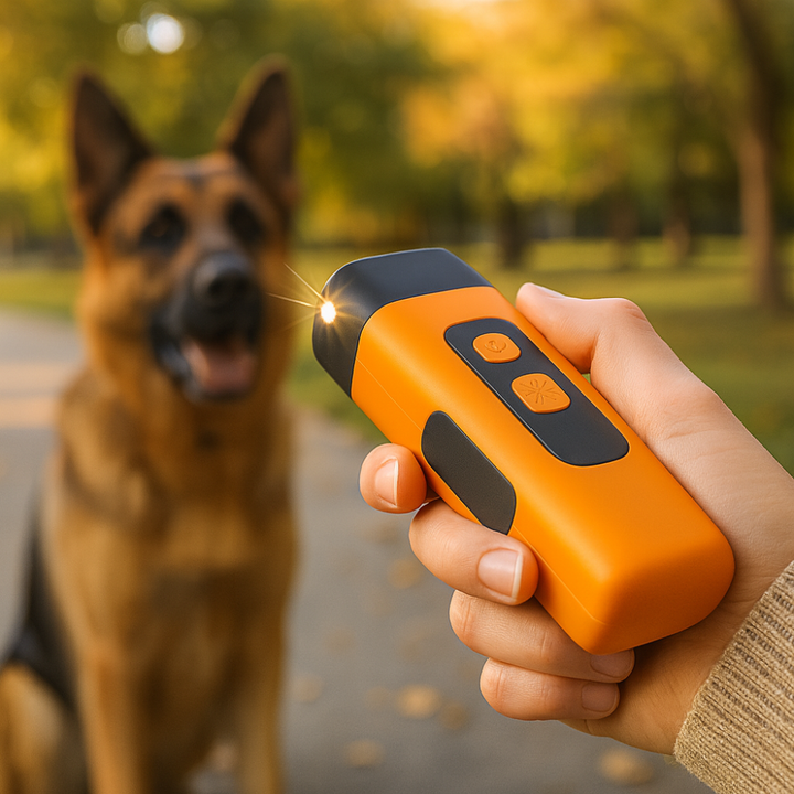 Skanto | Hund Bjeff Kontroll Ultrasonic Trener Håndholdt Atferdskorrigerer