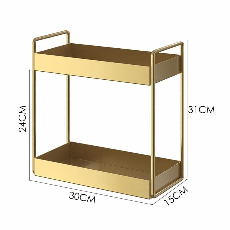 Skanto | LUXTRAY – Luksuriøs Metall Organizer Fat