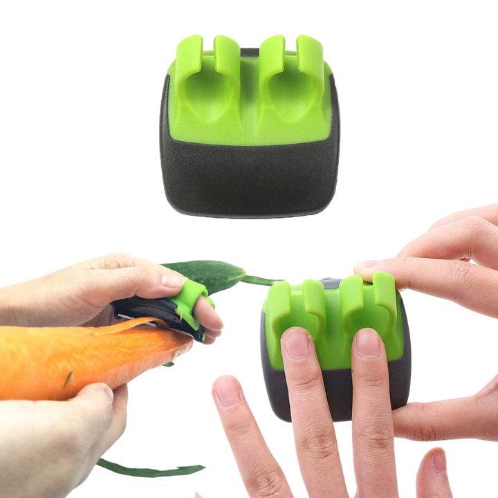 Dobbelfinger frukt og grønnsaksskreller