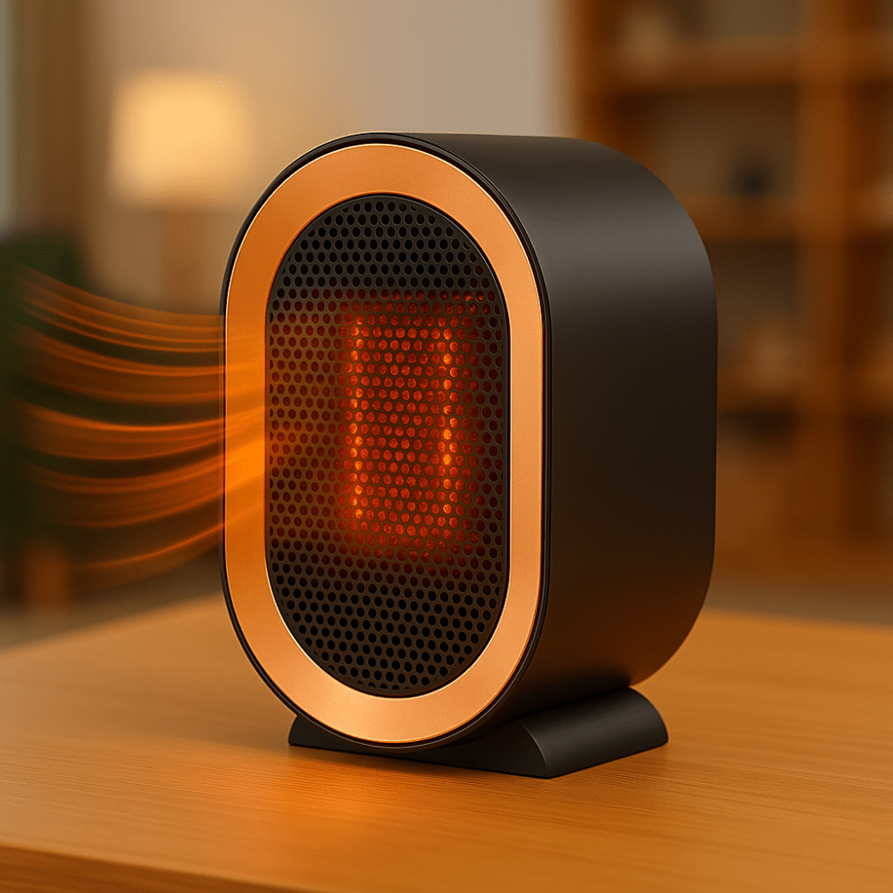 Skanto | HeatMate bærbar keramisk varmeovn – energieffektiv romoppvarming med stille drift