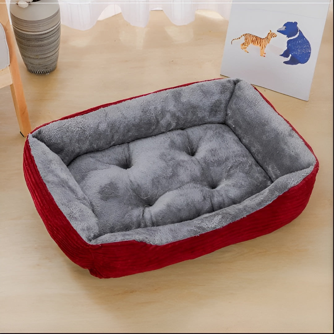 Luksus ortopedisk plysj kjæledyr seng - PlushNest | Skanto