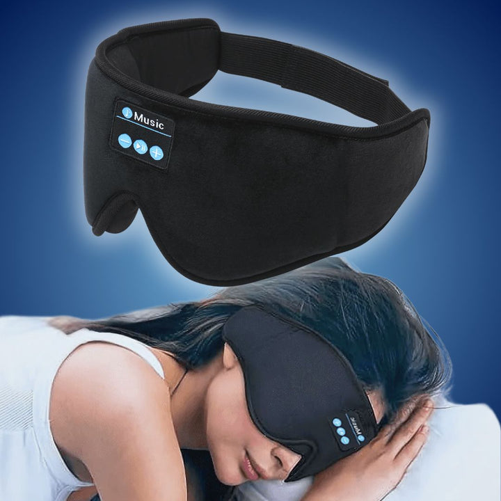 DreamSounds Bluetooth Søvnmaske med innebygde hodetelefoner | for reise - meditasjon - lyse blokkering komfort Skanto