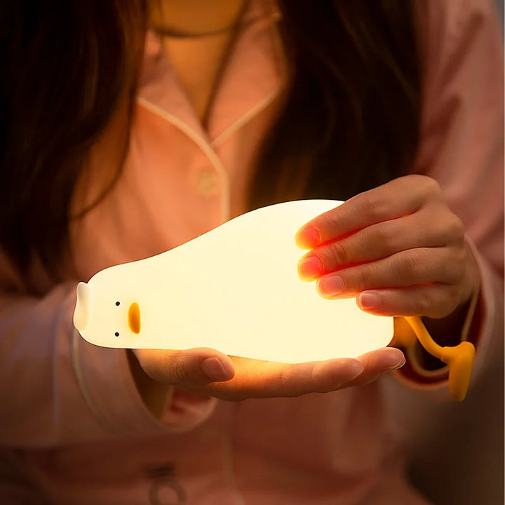 Skanto | QuackyGlow LED And Mood Light | Morsom Nattlampe | LED Dekorasjon for Hjem & Barnerom