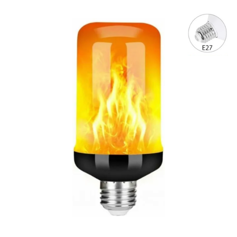 Skanto | FlameGlow LED Lampe – Flammende Effekt for en Varm og Koselig Atmosfære