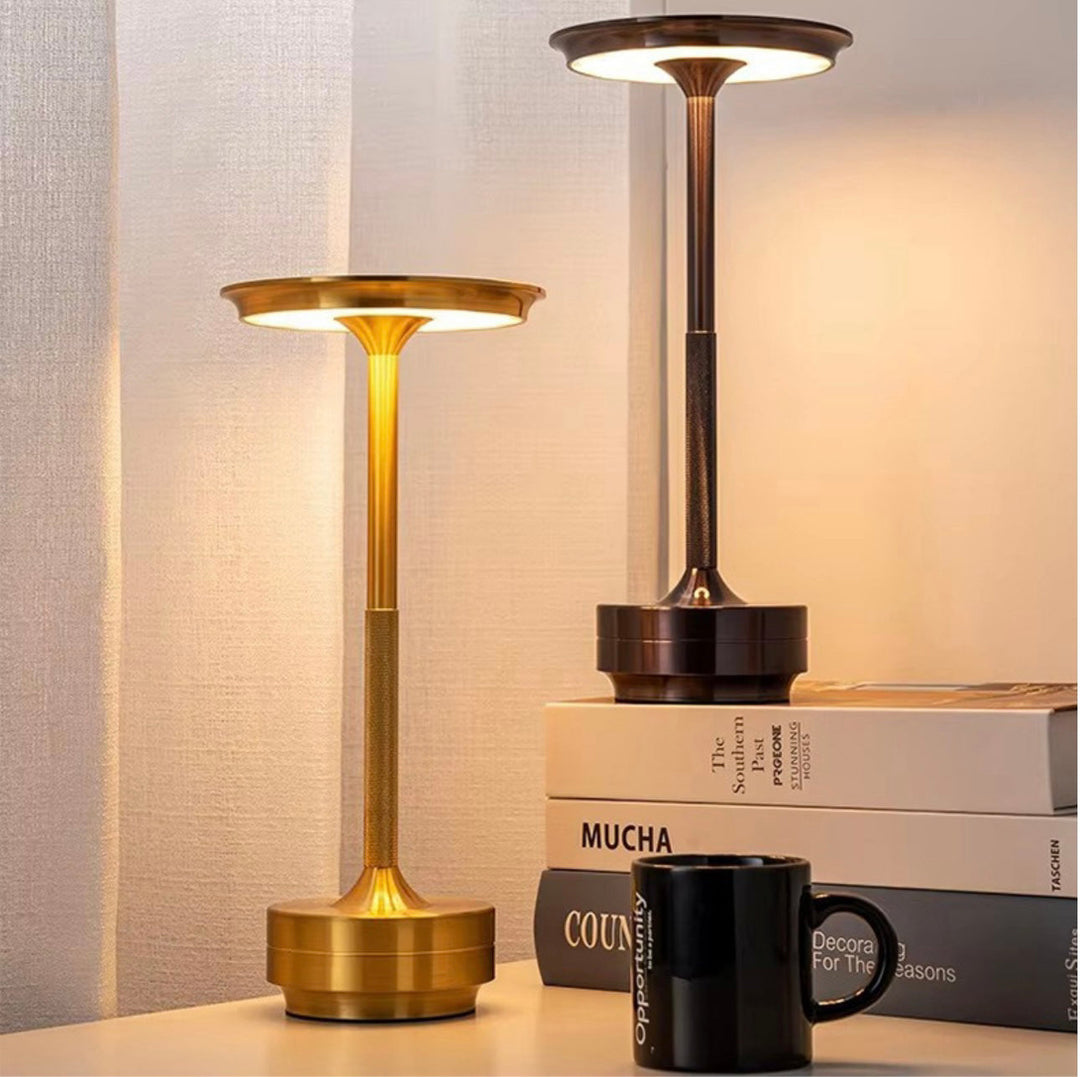 Skanto | ClarityGlow Luxe Edition | Trådløs LED Bordlampe