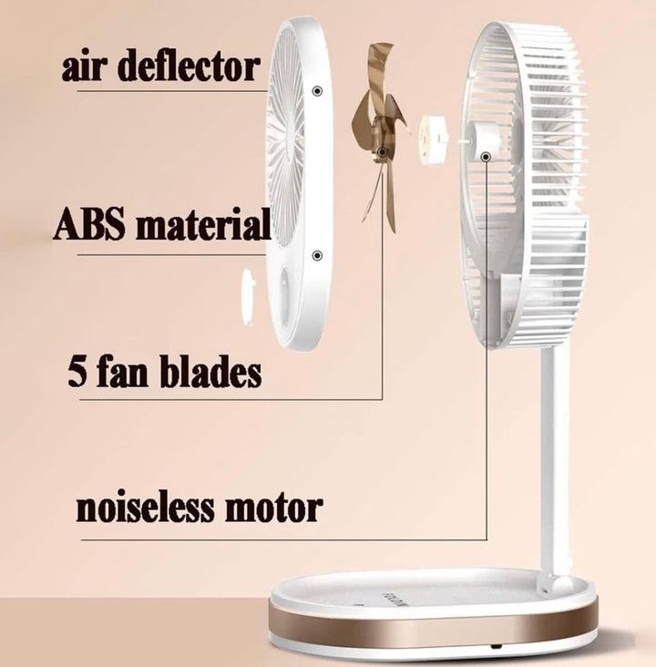 MULTI-FUNCTION FOLDING FAN WITH LIGHT | Skanto