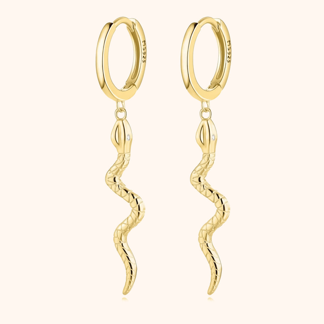 Skanto | Stilige Slange Øredobber - Selene