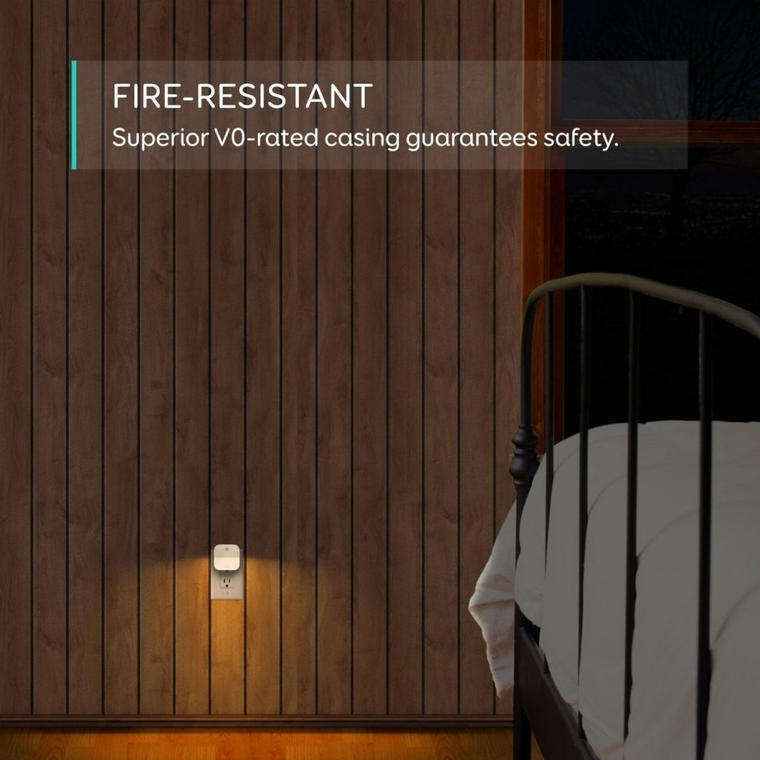 Skanto | Energisparende stikkontakt nattlys med automatisk sensor (6-pakning)