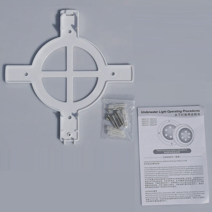 Skanto | 18x3W ABS plastbassengvegglampe undervannsbelysning (Hvit)