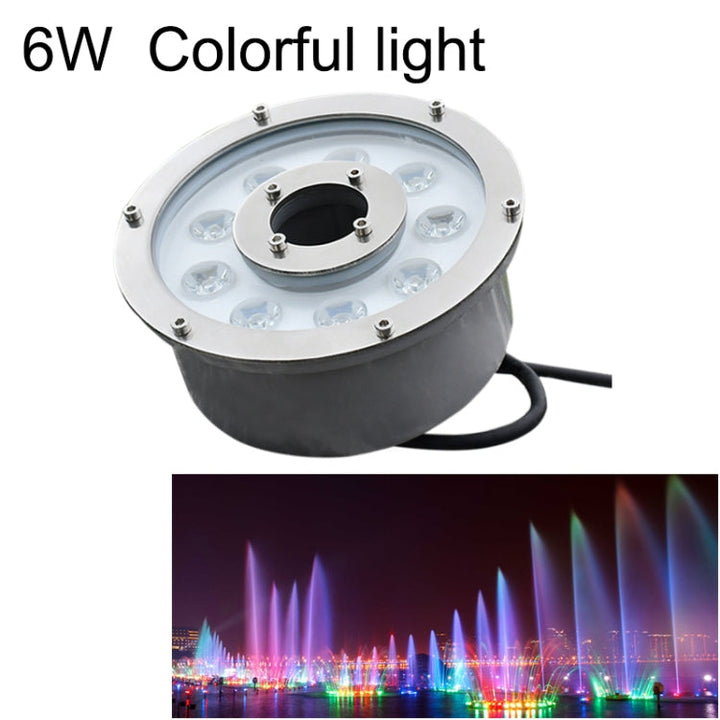 Skanto | 6W Landskap Fargeforandringsring LED Aluminiumlegering Undervannsfontenelys (Fargeforandring)