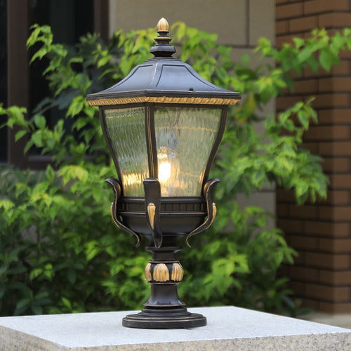 Skanto | LumaLux Solenergi Utendørs Lantern | Værbestandig | Soldrevet | Hagebelysning for Terrasse og Inngangsområde