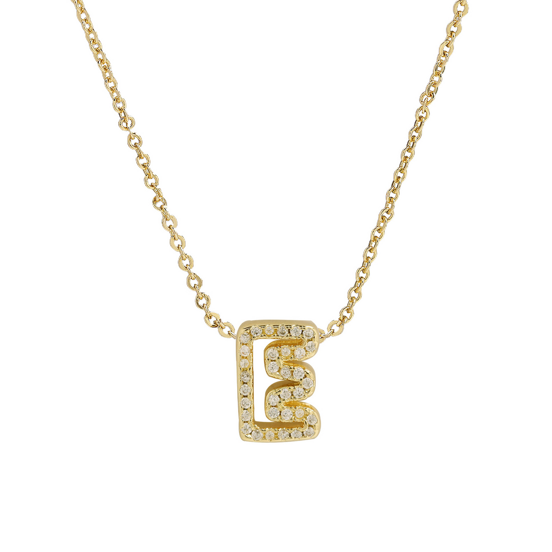 Skanto | Blændende Diamant Initial Halskjede