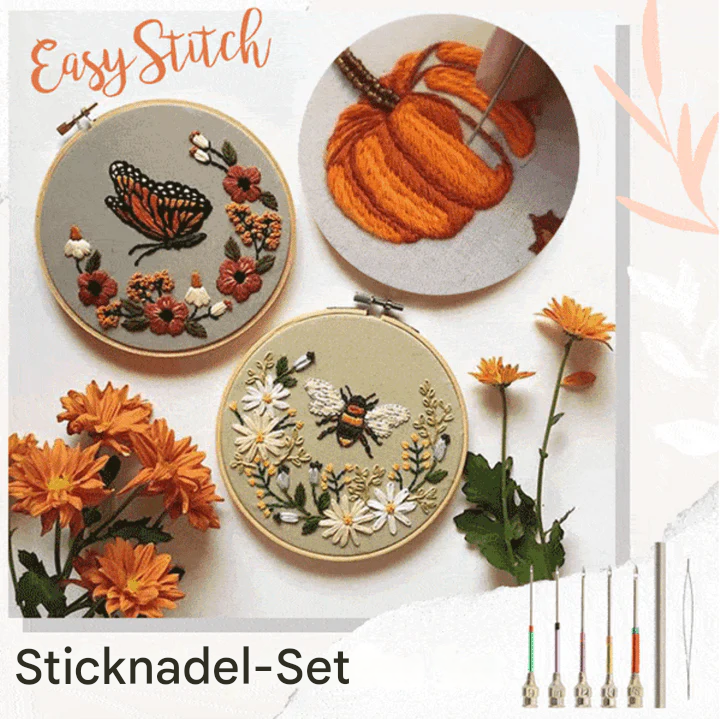 Skanto | EasyStitch™ Broderingsnåler Sett for Forbedret Broderingsopplevelse