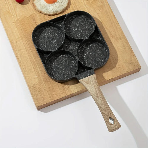 Skanto | Hull Non-Stick Panne | Allsidig Panne for Egg & Pannekaker | Holdbar Aluminium | Lett å Rengjøre