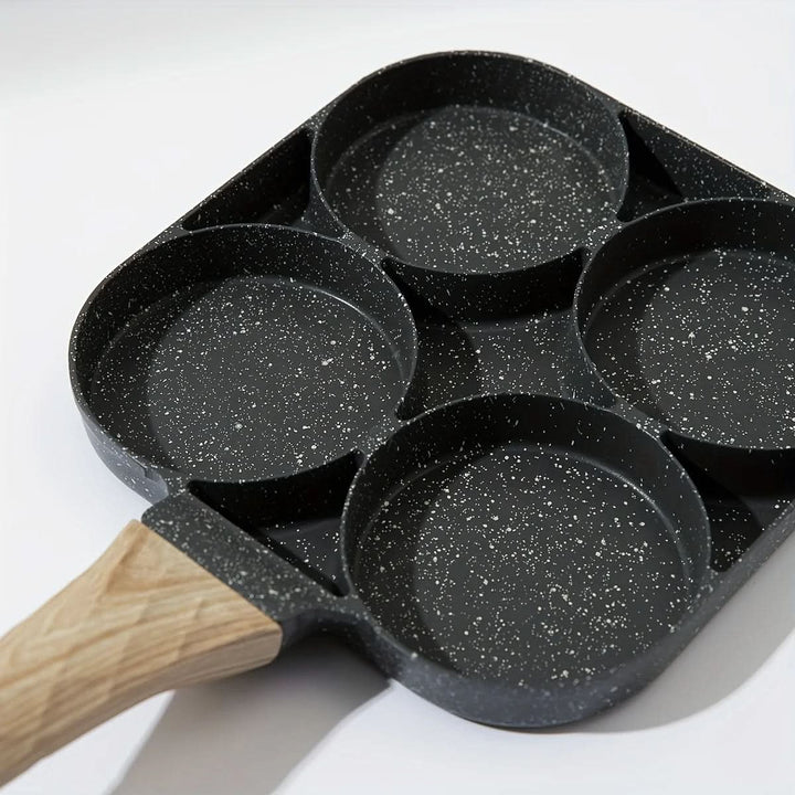 Skanto | Hull Non-Stick Panne | Allsidig Panne for Egg & Pannekaker | Holdbar Aluminium | Lett å Rengjøre
