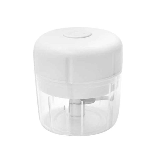 Oppladbar Mini Hakkemaskin (USB) 100 eller 250 ml. - 250 ml. hvit | Skanto