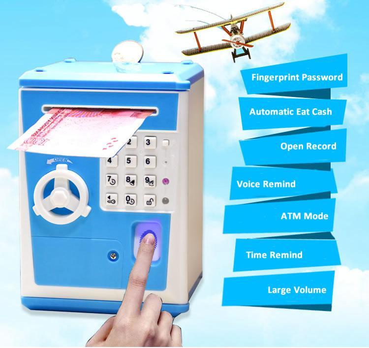 Elektronisk minibank sparegris | Skanto