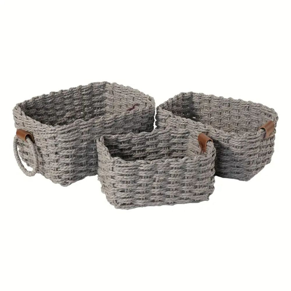 Skanto | Elegant Rattanvev Kurvssett