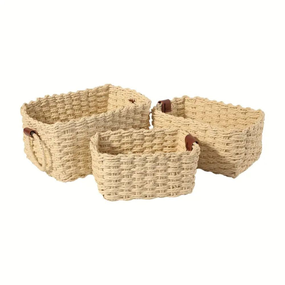 Skanto | Elegant Rattanvev Kurvssett