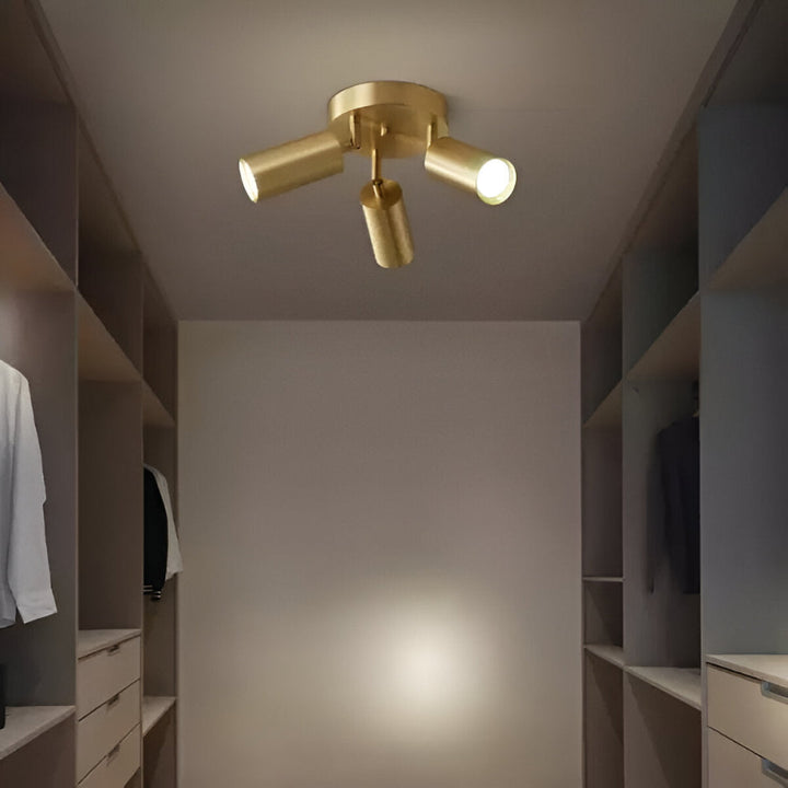 Skanto | Messing LED Taklampe Moderne Design