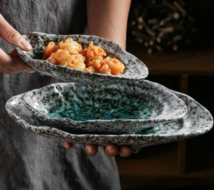 Skanto | Skallformet keramisk bordservise for elegante anledninger