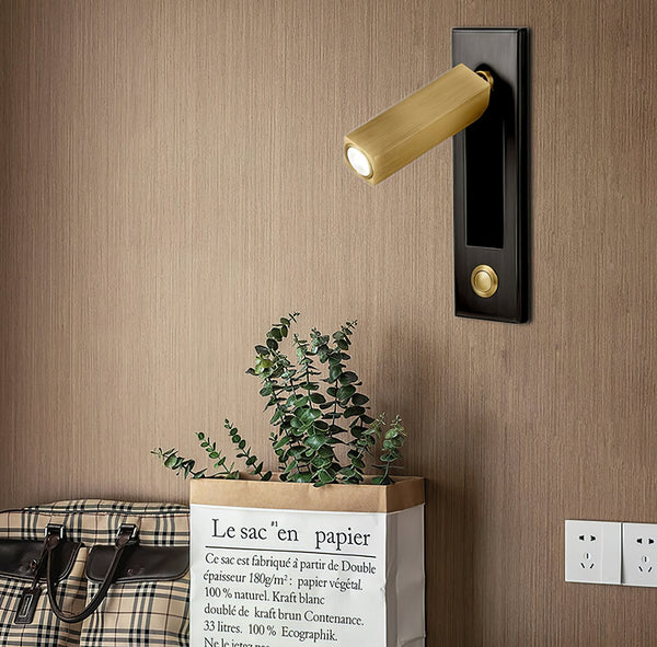 Minimalistisk LED vegglampe – Moderne vegglykt med et enkelt design for innendørs bruk | Skanto