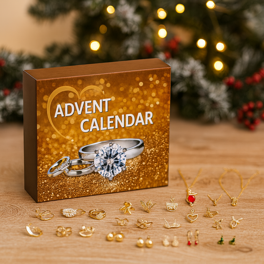 Skanto | Everden Nedtellingskalender Sett – Festlig 24-dagers Adventskalender med Overraskelser