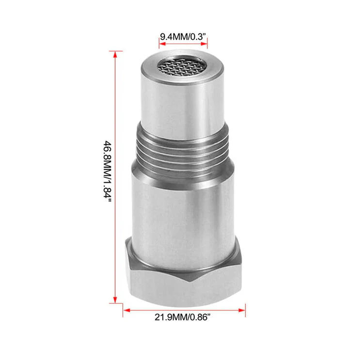 Skanto | Rustfritt stål O2-sensoradapter for offroad- og showbiler