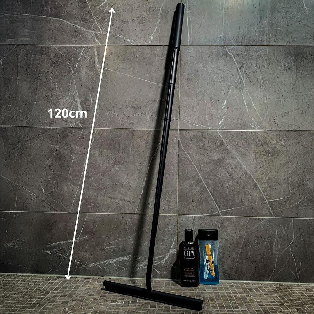 Skanto | Utvidbar Dusjskrape – Teleskopisk Baderomrenser med 120 cm Håndtak