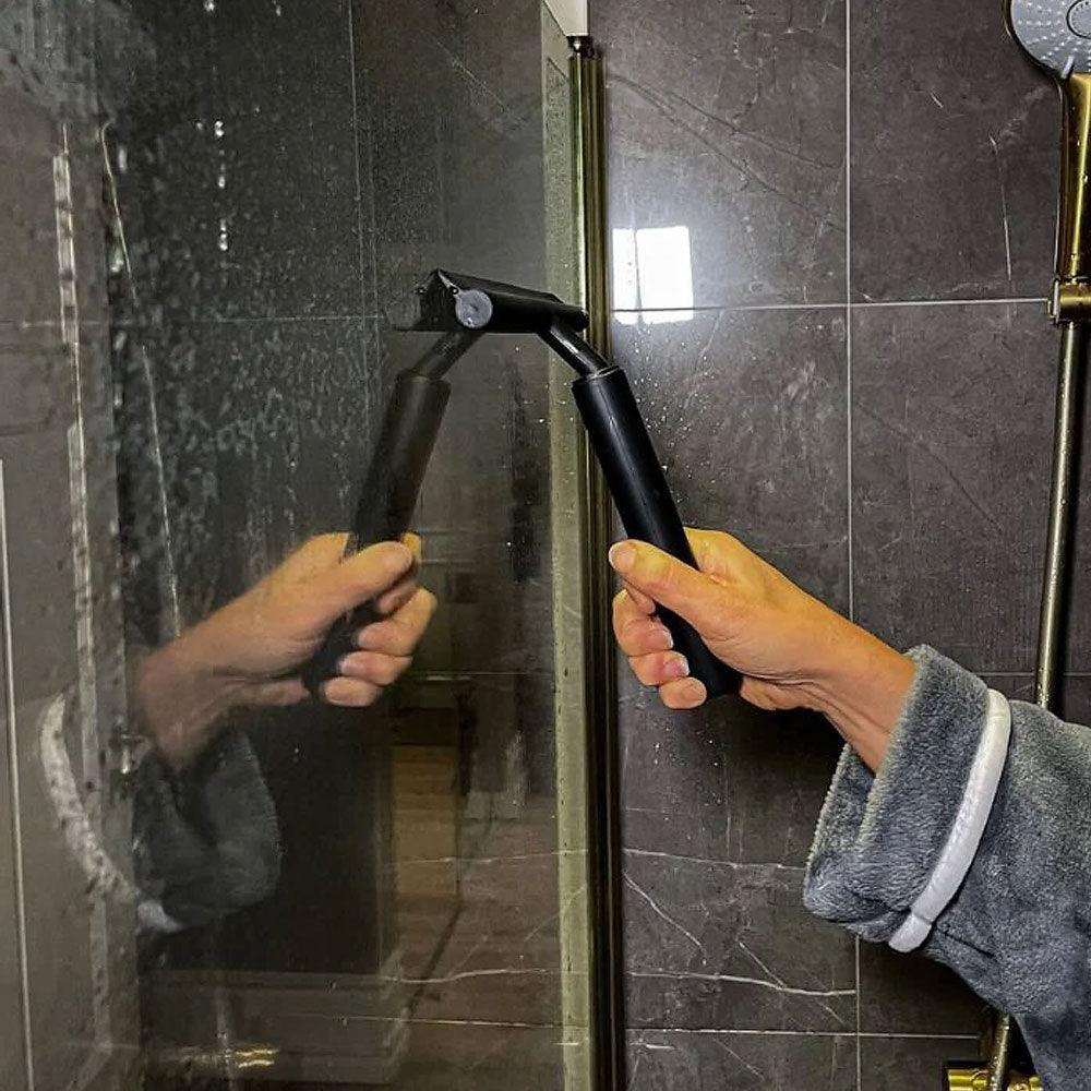 Skanto | Utvidbar Dusjskrape – Teleskopisk Baderomrenser med 120 cm Håndtak