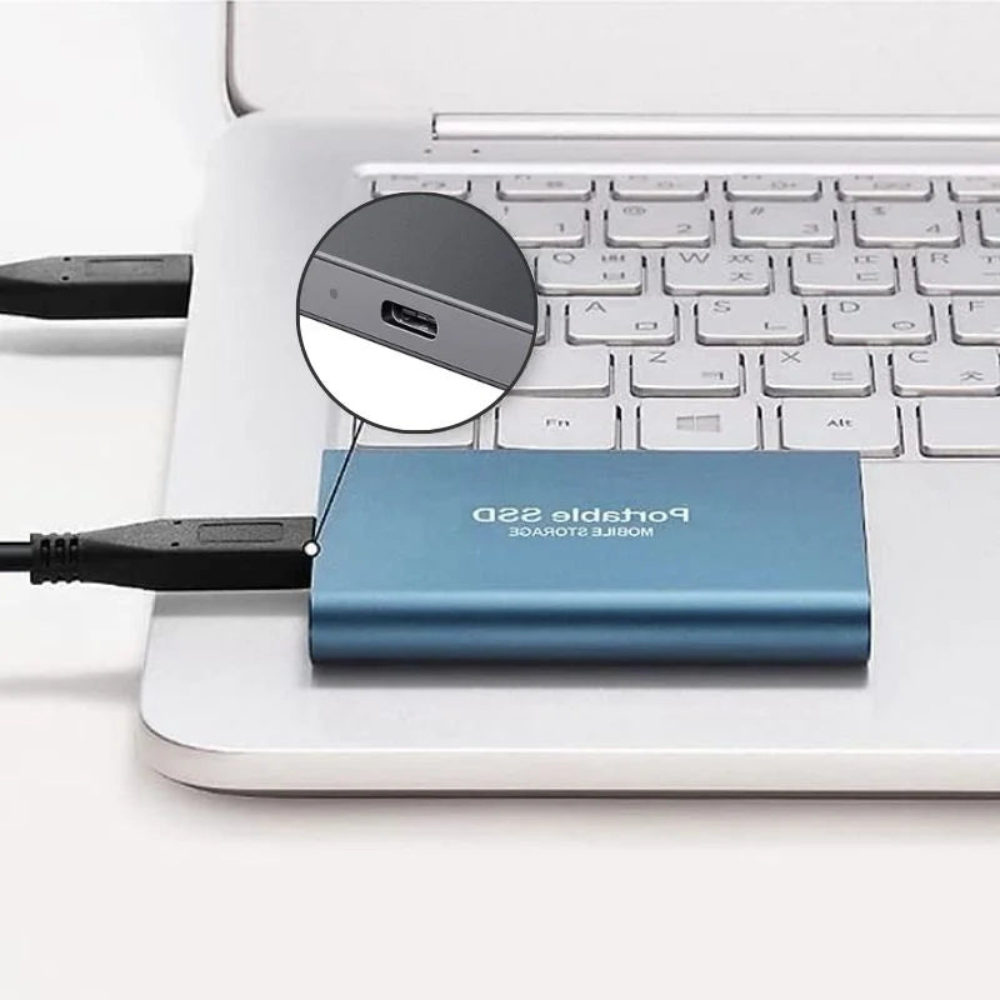 Skanto | Ekstern SSD-Disk Aluminium Bærbar Lagring