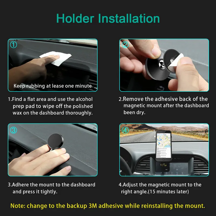 Skanto | 360 Graders Magnetisk Telefonholder