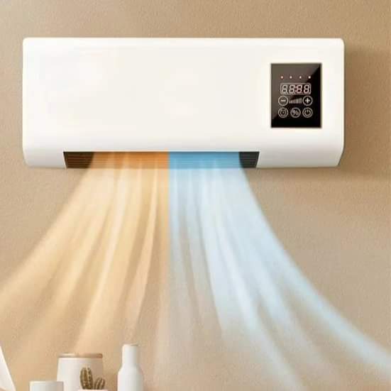 Skanto | Vifte med varmeelement | Veggmontert med Fjernkontroll